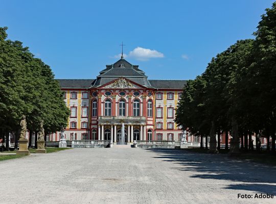 Außenansicht des Schlosses Bruchsal