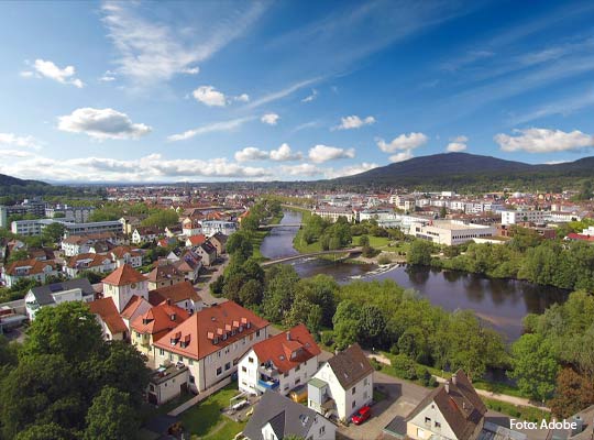 Sicht auf die Stadt Gaggenau