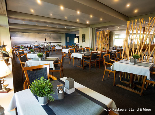 Krimidinner im Hotelrestaurant  Land & Meer in Cuxhaven