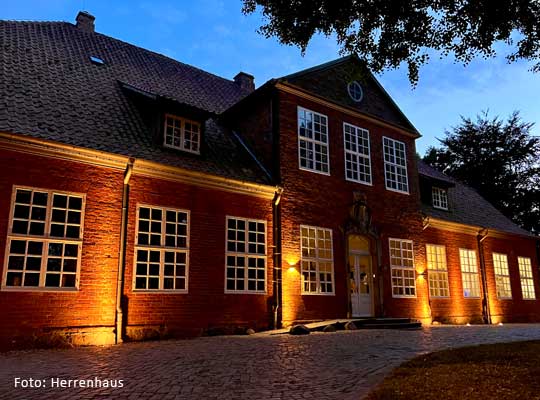 Das Herrenhaus in Lübeck Aussenansicht beim Krimidinner